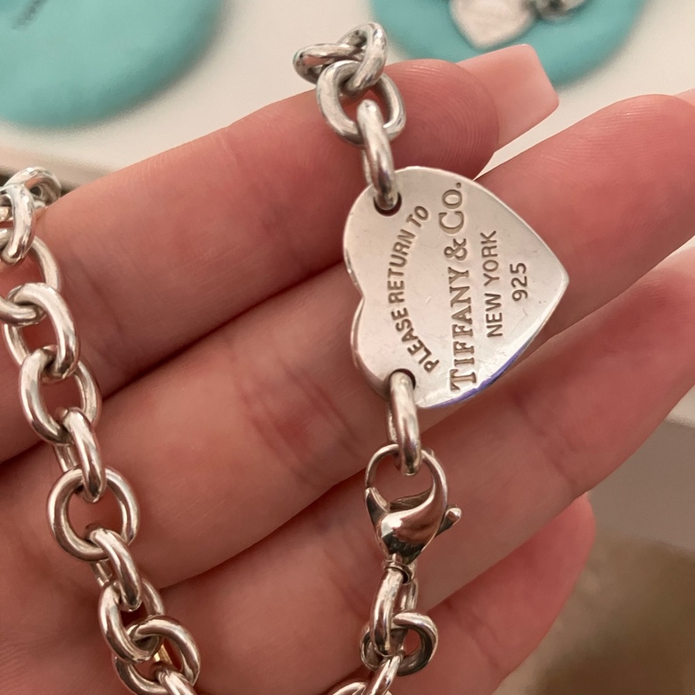 Tiffany and co necklace and bracelet set